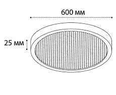 Потолочный светодиодный светильник Italline IT011-5023 white 1