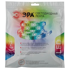 Светодиодная влагозащищенная лента ЭРА 14,4W/m 60LED/m 5050SMD RGB 5M LS5050-14,4-60-24-65-RGB-5m Б0043115 1
