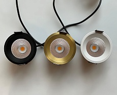 Встраиваемый светодиодный светильник Italline IT08-8035 gold 3000K 3