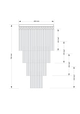 Потолочная люстра KUTEK FILAGO FIL-PLM-7(P)450/270 2