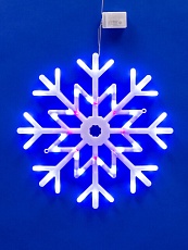 Подвесной светодиодный светильник «Снежинка » Uniel ULD-H4040-048/DTA MULTI IP20 SNOWFLAKE UL-00001403 4