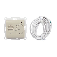 Терморегулятор LK Studio теплого пола в комплекте с сенсором (бежевый), LK60, LK80 867601-1 1