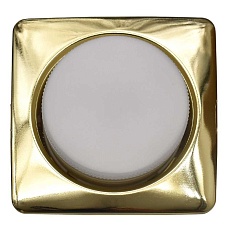 Светильник General GCL-GX53-H38-G ЗОЛОТО КВАДРАТ ОБЪЕМНЫЙ