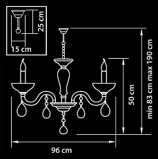 Подвесная люстра Osgona Artifici 719108 2