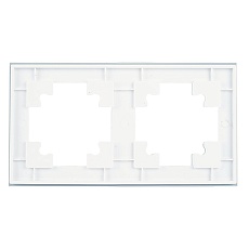 Рамка 2-постовая Stekker Катрин белый GFR00-7002-01 39255 5