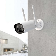 Умная видеокамера белая IP65 Elektrostandard 76500/01 a069150 2