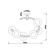 Потолочный светильник Vele Luce Astoria VL5004P62 3