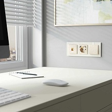 Выключатель одноклавишный Werkel шампань рифленый W1110010 4690389159992 3