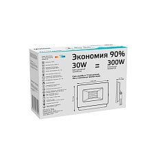 Прожектор светодиодный Gauss Elementary 30W 4000К 613100230 1