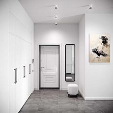 Накладной светодиодный светильник Elektrostandard Orson 25034/LED 10W 4200K белый/чёрный жемчуг a062929 2