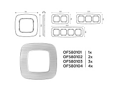 Рамка AMBRELLA VOLT OF580103 4