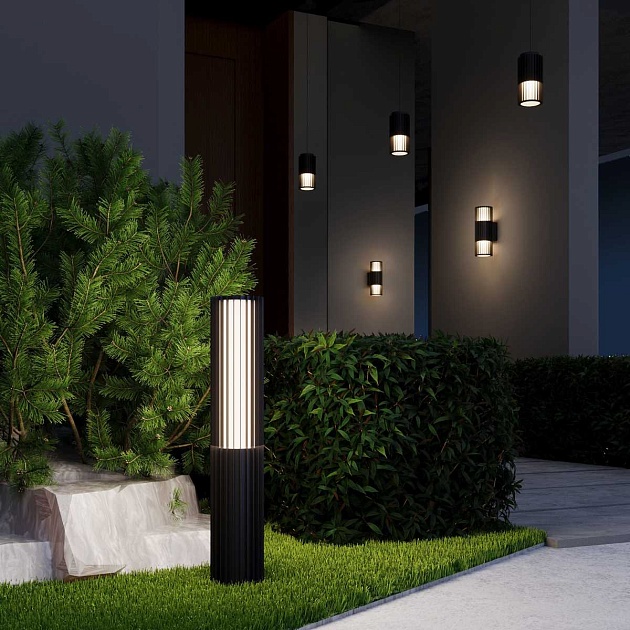 Светильник садово-парковый Entero черный Elektrostandard Entero a070268 Фото № 2