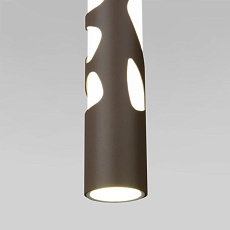 Подвесной светодиодный светильник Elektrostandard DLR037 12W 4200K кофейный a044558 3