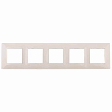 Рамка 5-постовая ЭРА Elegance 14-5005-02 Б0034406
