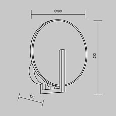 Бра Maytoni Marmo MOD099WL-01G2 2