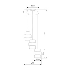 Подвесная люстра TK Lighting 5981 Calisto 1