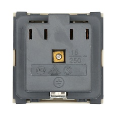 Розетка LK Studio с з/к, со шторками матовая поверхность (бежевый) LK45 851401-1 1