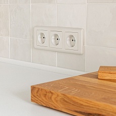 Розетка с заземлением и шторками Werkel перламутровый рифленый W1171113 4690389161032 1