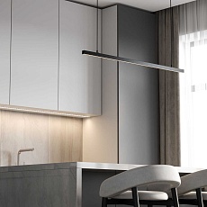 Подвесной трековый светодиодный светильник Elektrostandard Slim Magnetic Vilo 85108/01 48W 4000K черный a064806 5