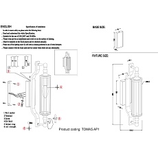 Бра Crystal Lux Tomas AP1 Gold 1