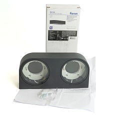 Светильник садово-парковый Feron DH1203,на стену, GX53 230V, черный 51328 3