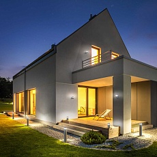 Уличный настенный светодиодный светильник Elektrostandard 1530 Techno Led серый a052247 4