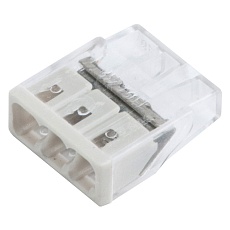 GTER6-03-P General клемма строительно-монтажная, СМК, 3-проводная, 0.5-2.5 мм2, с пастой, 200/10000