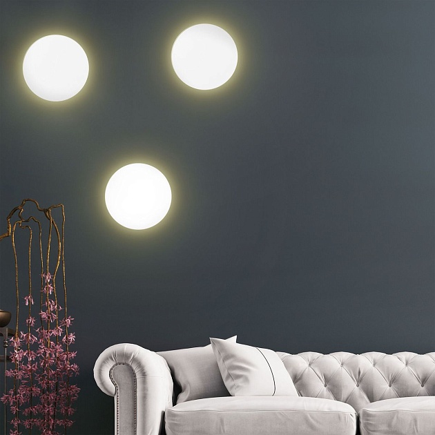 Настенный светильник TK Lighting 6010 Luna White Фото № 3