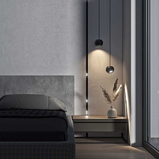 Подвесной трековый светодиодный светильник Elektrostandard Slim Magnetic Lars 12W 4200K 85033/01 черный a062130 1