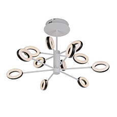 Подвесная светодиодная люстра Gerhort G61314/12WT BK 1