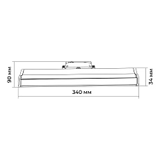 Трековый светодиодный светильник Apeyron 25-22 3