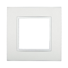 Рамка LK Studio 1-постовая из натурального анодированного алюминия LK45 854123-1