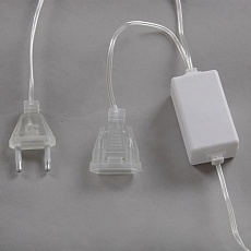 Cветодиодная гирлянда Sneha Тающие сосульки 230V белый мерцающий A-947 WT 1