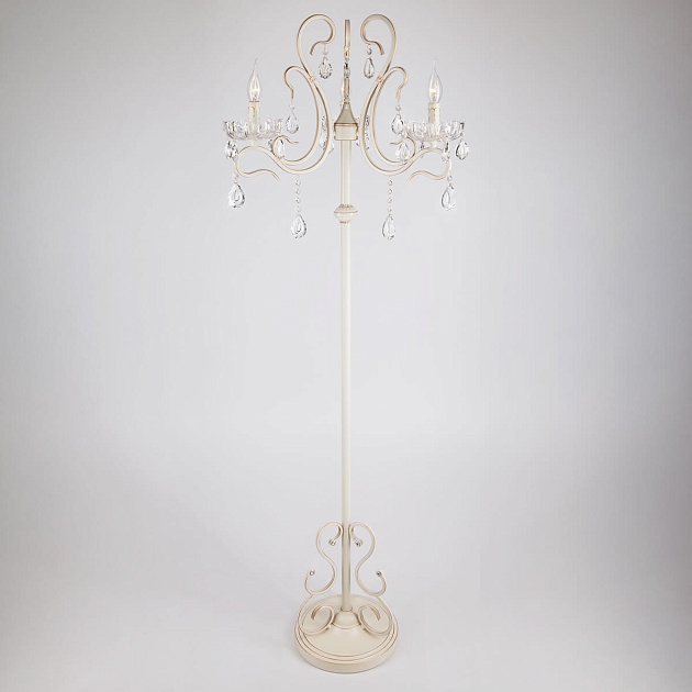 Торшер Eurosvet 12205/3F белый Strotskis изображение 1 Торшер Eurosvet 12205/3F белый Strotskis Фото № 1