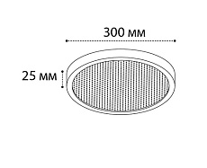 Потолочный светодиодный светильник Italline IT011-5021 white 1