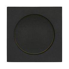 Накладка LK Studio светорегулятора с желтой световой индикацией (черный бархат) LK60 867108-1