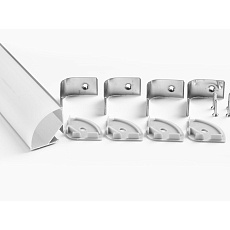 Профиль угловой LEDS POWER СПУ3030 алюм. анод-й с матовым рассеивателем 2м 008349 2