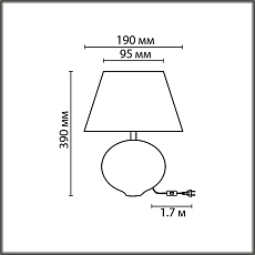 Настольная лампа Lumion Moderni Tapala 8139/1T 1