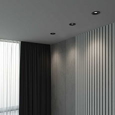 Встраиваемый светильник Elektrostandard Asimo 25009/01 черный a064265 1