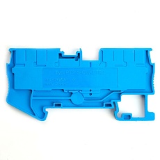 Зажим пружинный, 4-проводной проходной ЗНИ - 2,5 ,JXB PT 2,5, синий LD574-2-25 49253 4