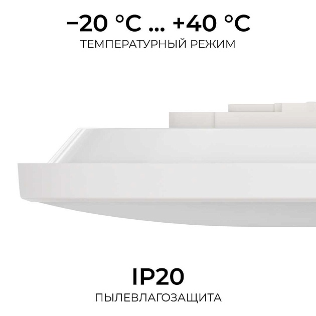 Накладной светодиодный светильник OGM O18-155 Фото № 4