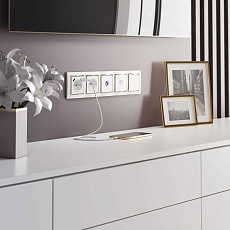 Розетка Werkel Ethernet RJ-45 белая W1181001 4690389155369 3