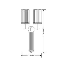 Настенный светильник KUTEK MOOD Empoli Ryfel EMP-K-2(T)R 1
