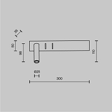 Настенный светодиодный светильник Maytoni Comodo C031WL-L8B3K 5