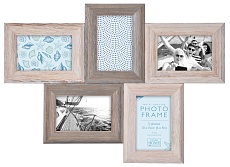 Фоторамка Innova PI09962 Ф/рамка 5 фото, 5x 10*15cm Natural Wood, дерево (6/120) Б0037332