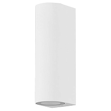 Светильник садово-парковый Feron DH024, на стену, 2*GU10 MR11 230V, белый