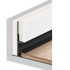 Универсальный плинтус FerGipps черный УП 40 УТ000002486 2