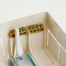 Бокс встраиваемый Stekker EBX50-2/24-20 24 модуля, белый, пластик, серия Standart 49639 1