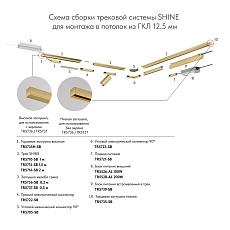 Шинопровод Denkirs Shine Hide TR5702-SB 1
