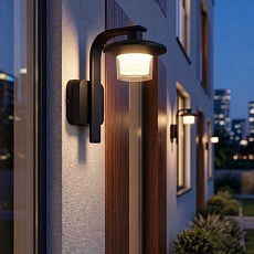 Уличный настенный светильник Reluce 08334-9.2-001JH LED12W BK RLOS 3